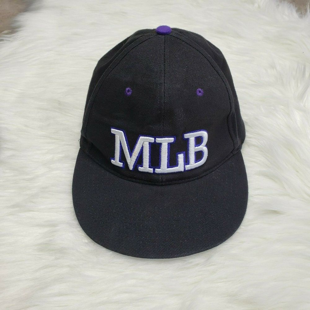 MLB Colorado Rockies Black & Purple Adj Strap